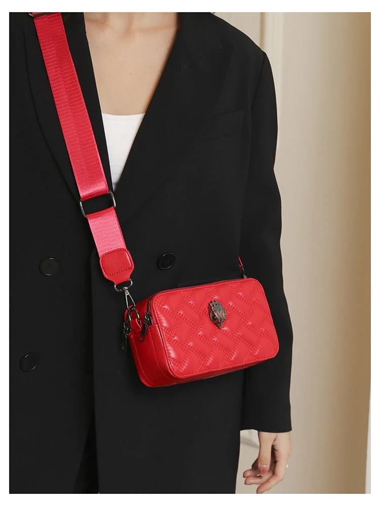Title 6, Borsa a tracolla da donna con ampia tracolla, t...