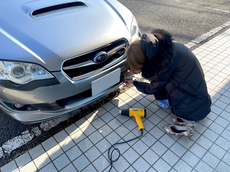 レガシィツーリングワゴンのブラックカーポン・チイクラインに関するカスタム事例の投稿画像4枚目