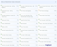 WarmOven Cake & Desserts menu 2