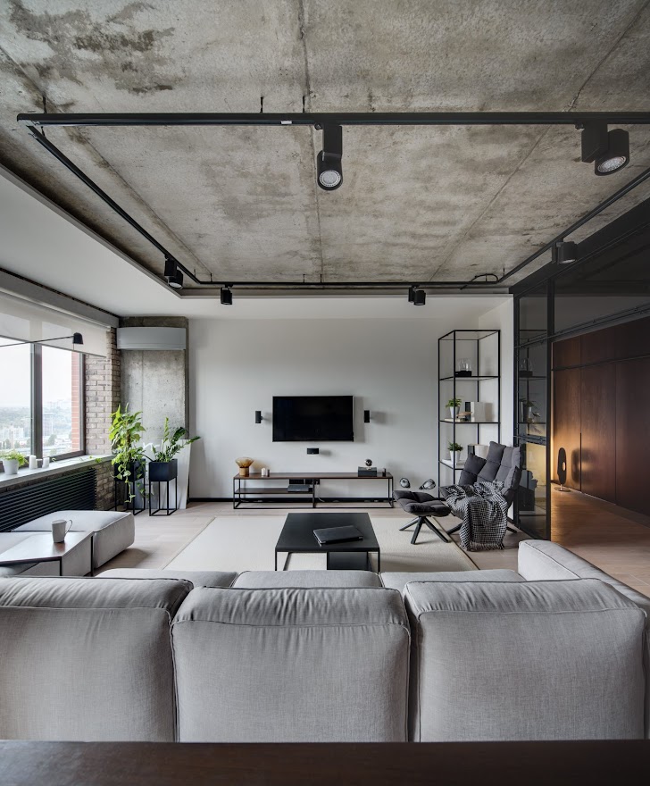 S 3 6 - Industrial Aparmtent by B4.TEAM | Interior Design - Inspiration