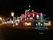 A house on Appelblaar Avenue in Randpark Ridge, Randburg, has  a massive colourful light display.