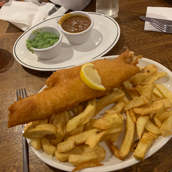 Gluten-Free Fish & Chips at Papa's Fish & Chips