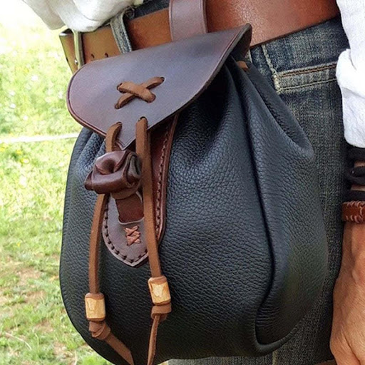 Title 3, New Retro Medieval Leather Outdoor Pocket Draws...