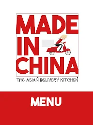 Made In China menu 5