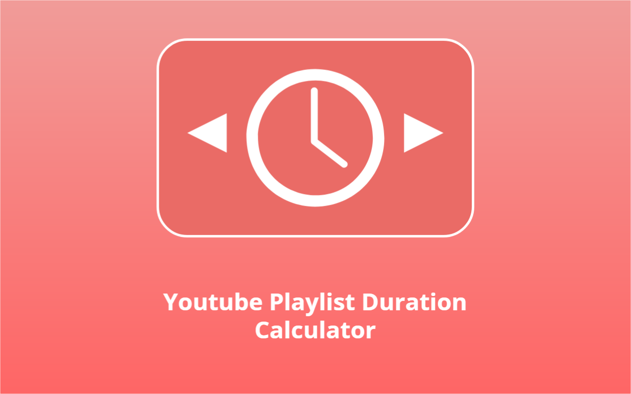 Youtube Playlist Duration Calculator Preview image 3