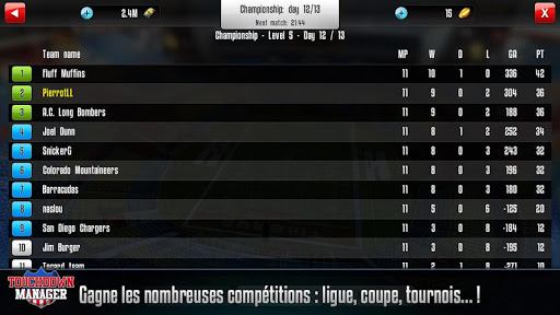 Télécharger Touchdown Manager APK MOD (Astuce) screenshots 5
