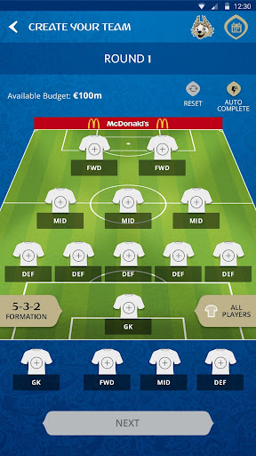 2018 FIFA World Cup Russia™ Fantasy