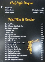 Chef Style menu 8