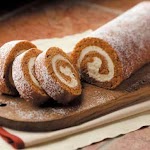 Pumpkin Cake Roll Recipe was pinched from <a href="http://www.tasteofhome.com/Recipes/Pumpkin-Cake-Roll-4" target="_blank">www.tasteofhome.com.</a>