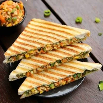 Jain Veg Grilled Cheese Sandwich