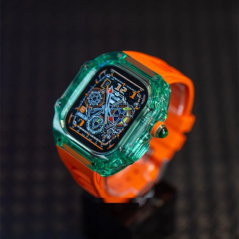 Coque transparente Ultra Modification pour bracelet de montre. Protection invisible et design préservé. Profitez de l'esthétique originale, sans compromis.