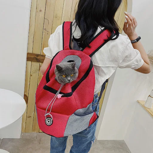 Pet Backpack Dog Shoulder Bag Chest Bag Out Portable Travel Breathable Dog Bag Pet Supplies Universal Traveling Carrier 