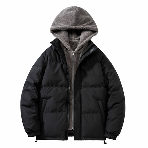 Title 4, Fake Two Cotton Mens Autumn and Winter Warm an...