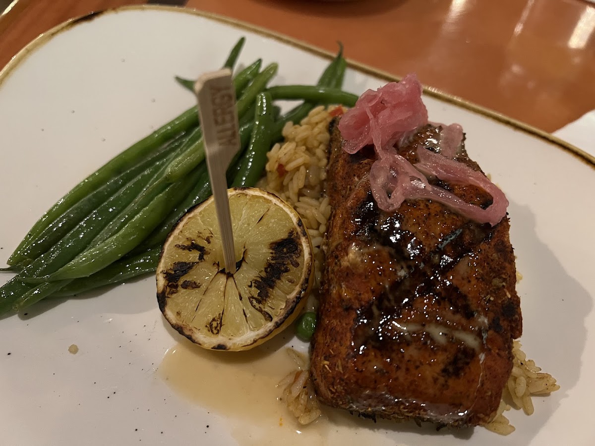 GF blackened salmon