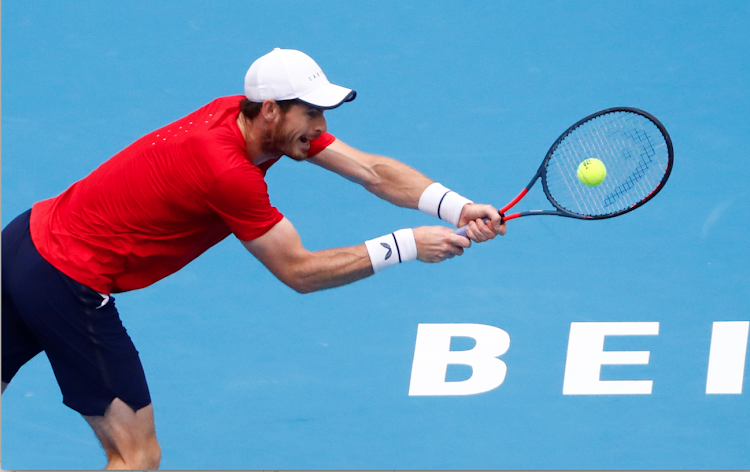 Britain's Andy Murray in action during the China Open