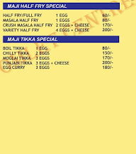 Maji Sainik Omlet Centre menu 5