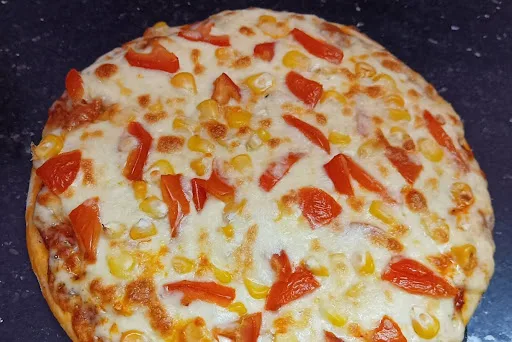 Tomato And Corn Pizza