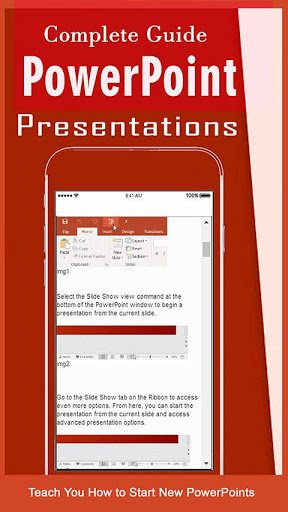 Screenshot Learn Feature of MS Powerpoint