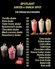 Spotlight Juices And Snack Spot menu 5