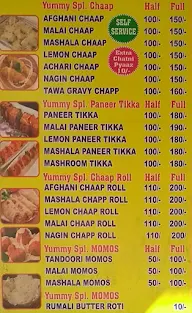 Yummy Tandoori Shahi Chaap menu 1