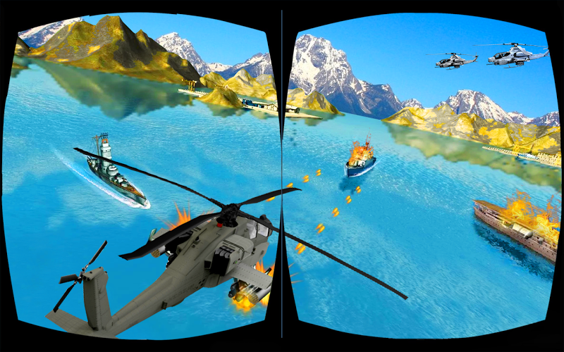 Скриншот Gunship Modern War VR Игры 3D