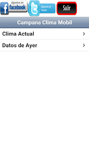 CampanaClima screenshot for Android