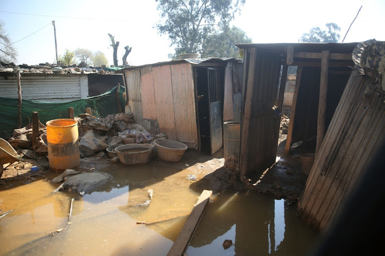 This is the shack in Angelo informal settlement, Boksburg, where the gas that killed 17 people is believed to have come from.