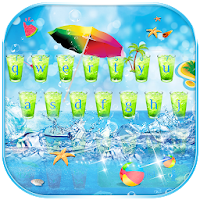 Ice Cool Summer Holiday Keyboard Theme