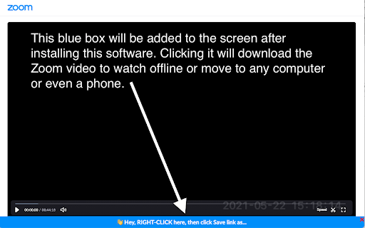 ZED: Zoom Easy Downloader