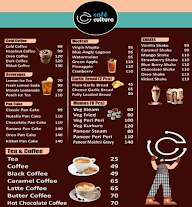 Cafe Culture menu 1