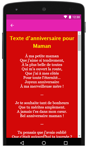 Joyeux Anniversaire Maman Pc Android App Download Latest