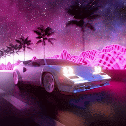 1974 Countach Night Drive
