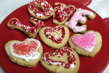 Valentine Sugar Cookies  - Citrus Flavored