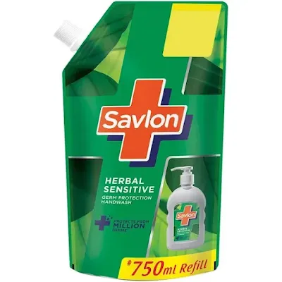 Savlon Herbal Sensitive Handwash Hand Wash - 750 ml