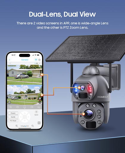 Title 6, Private Model 4G Solar Camera 6 Million HD Outd...