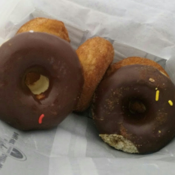 gluten donuts!  YUM!