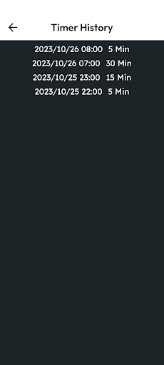 Screenshot QuickStart 5 min Timer