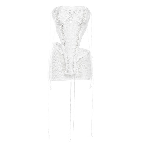 Title 2, Womens New Knitted Bra Top High Waist Wrap Hip...
