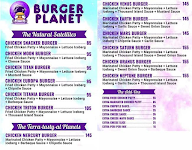 Burger Planet menu 1