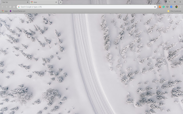 Snowy Road chrome extension