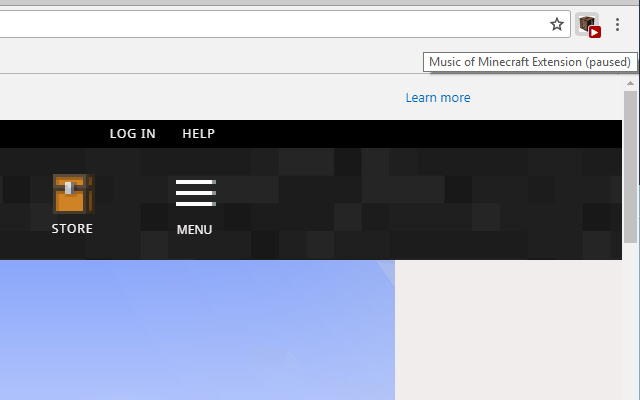 Music of Minecraft chrome extension