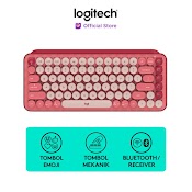 Bàn Phím Cơ Logitech Pop Keys Wireless - Hàng Chính Hãng