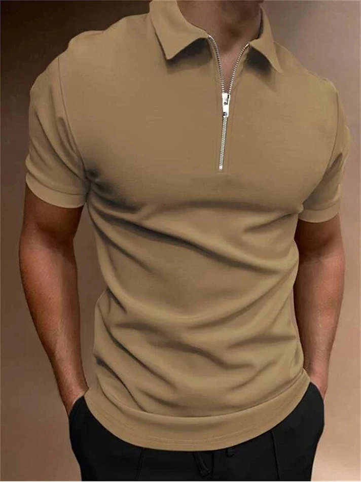 Yeni Erkek Günlük Kısa Kollu Dijital Baskılı POLO Tişört, Rahatlık ve Şıklık, Modern Tasarım, Günlük Kullanım ve Tarz Sahibi Erkekler için İdeal