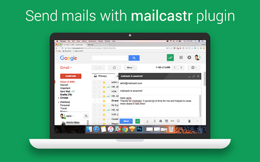 Mailcastr - Email tracker for free.