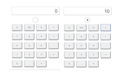 シンプル電卓機 Simple Calculator