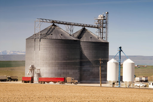 Maize silo.