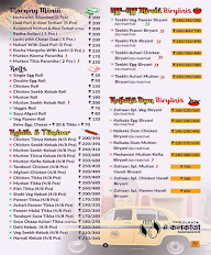 The ZAFRAAN menu 7