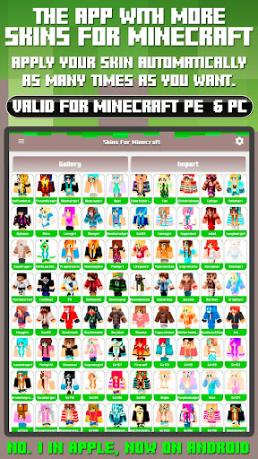 Skins for Minecraft PE PC