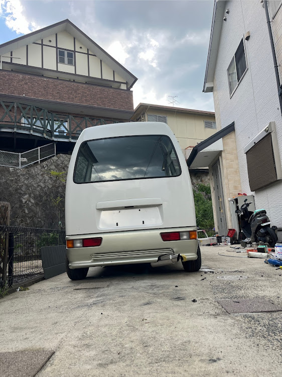 エブリイバンのDIY・車高調整・暑い、、暑いぞおおお！！・マフラー交換完了😆・＃51しか勝たんに関するカスタム事例の投稿画像11枚目