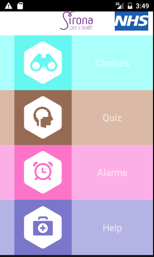Android application Contramate screenshort